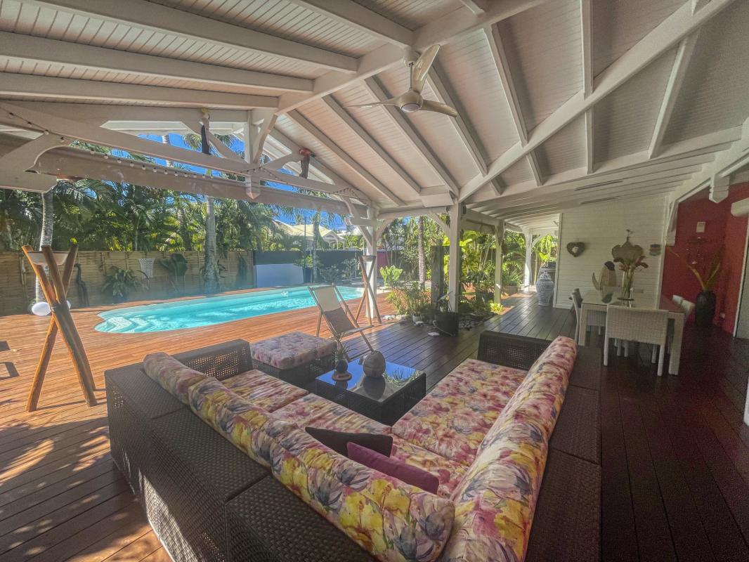 4.Location villa piscine Saint François Guadeloupe_Piscine